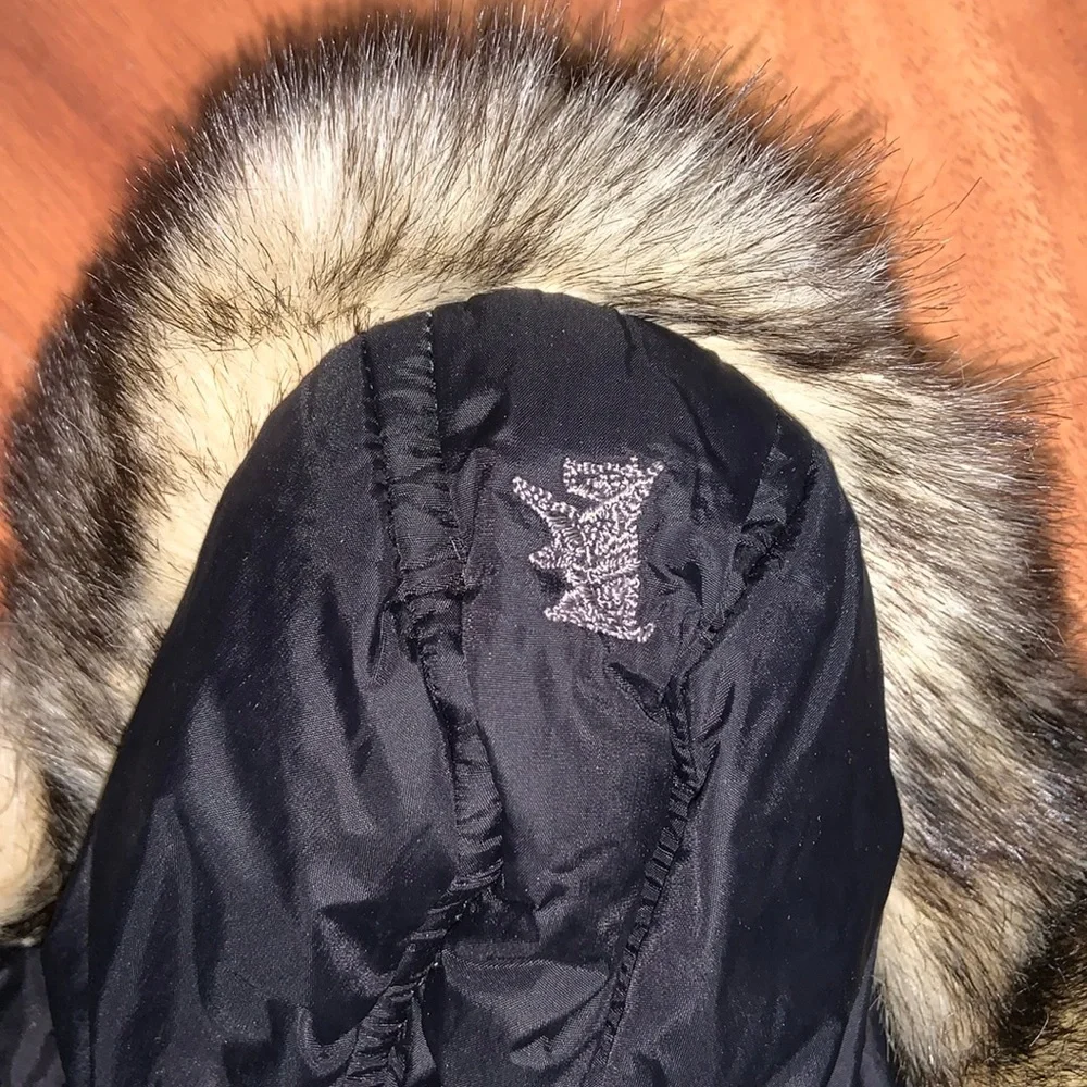 Original Juicy Couture Winter Coat with Fur Trim Hood
